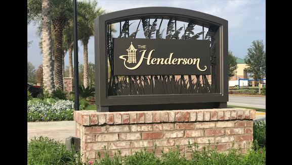 Henderson Monument Sign